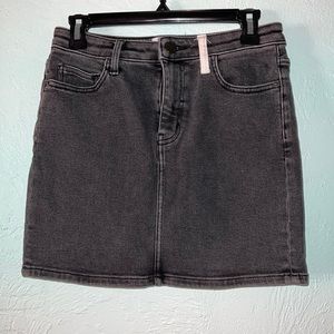 Current/Elliot, black and white jean skirt, size 27